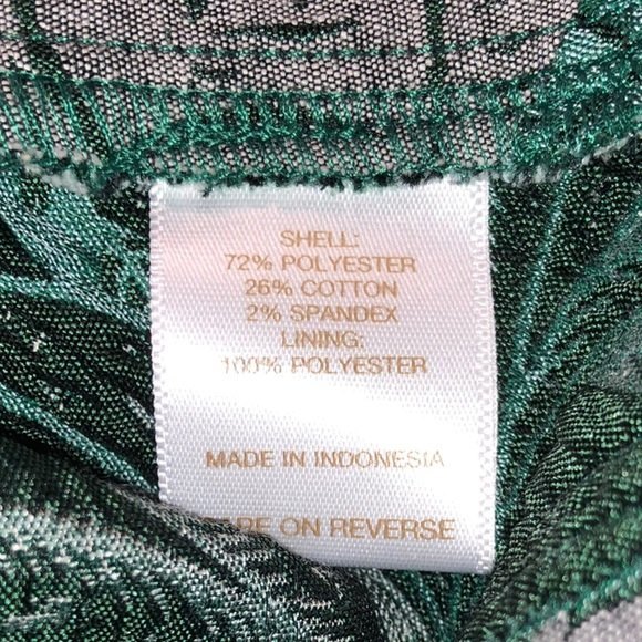 Eva Mendes Jacquard Del Mar Dress Green S strapless Palm summer spring wedding S - Picture 9 of 9